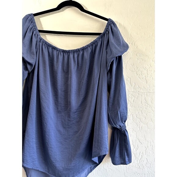 Belle & Sky Woman's Puff Sleeve Blouse Size XL Casual Office Career Everyday - Picture 13 of 15